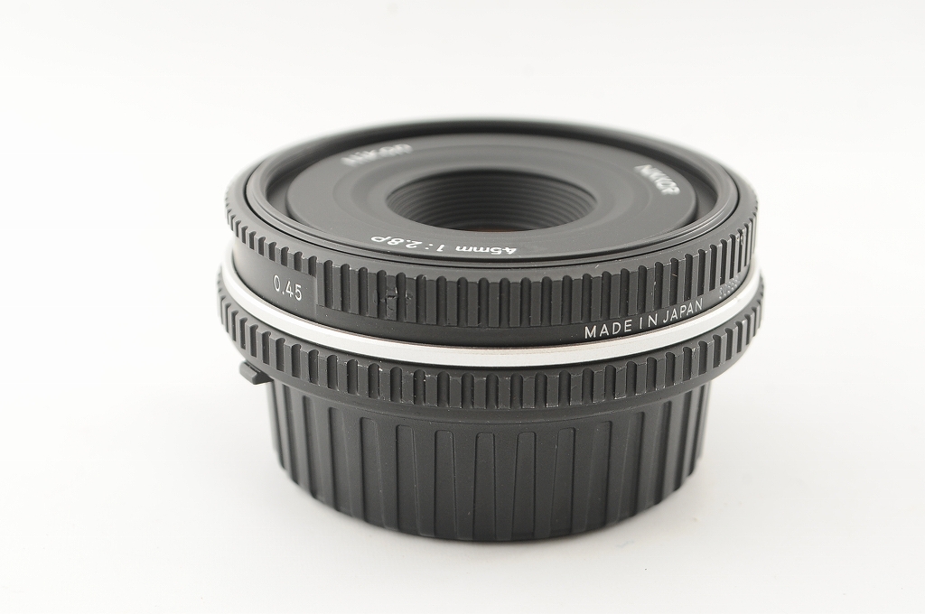 NIKON Ai-S NIKKOR 45mm F2.8 P ブラック Nikon Nikkor 45mm F/2.8 P Ai-S Pancake Lens Black *MINT