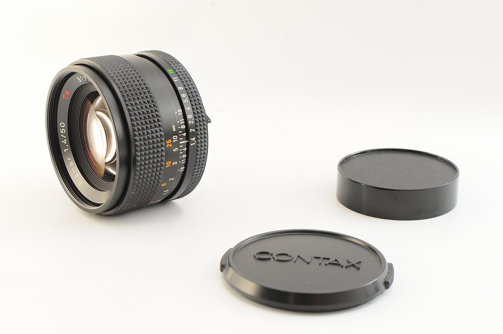 【S2028】 CONTAX Planar 50 1.4 T* MMJ N Mint] Contax Carl Zeiss Planar T* 50mm F/1.4 Lens CY Mount MMJ